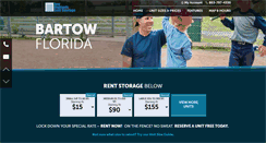 Desktop Screenshot of bartowselfstorage.com