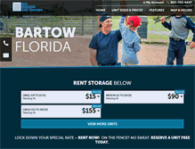 Tablet Screenshot of bartowselfstorage.com